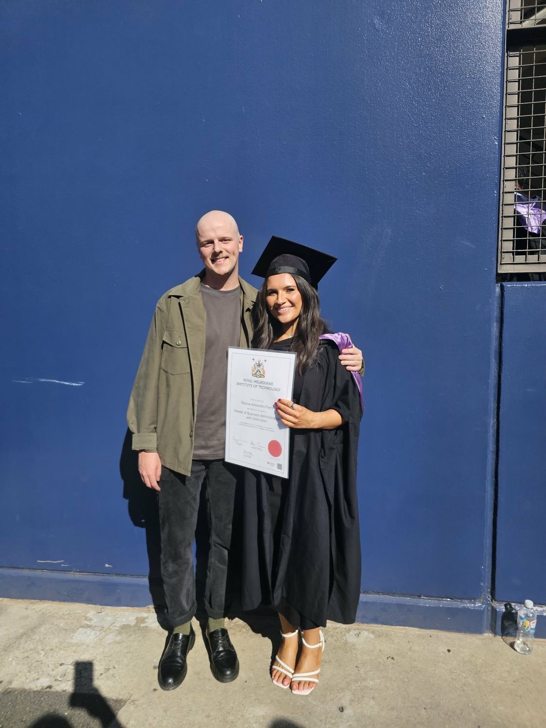 Bianca and Thomas at Bianca’s graduation